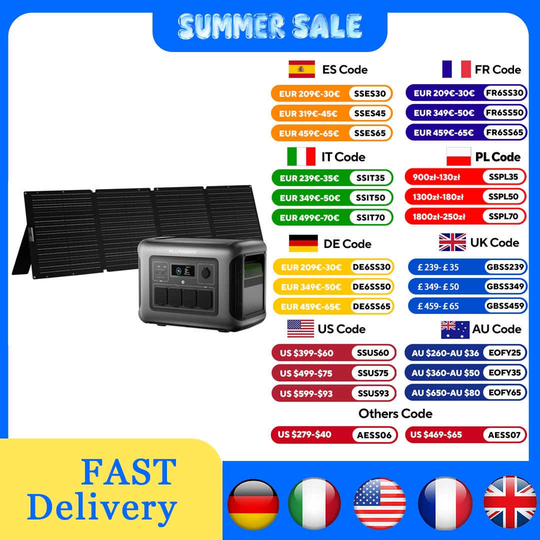 ALLPOWERS R1500 LITE Pembangki - Rv Solar Kit 400W ulasan dan harga