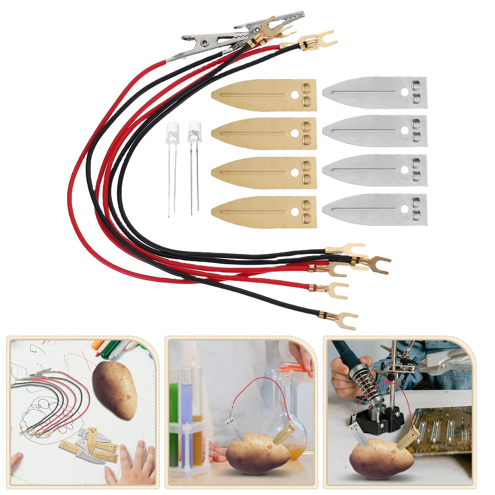 Kit Sains Baterai Air Asin, Al - Renewable Energy Kids ulasan dan harga