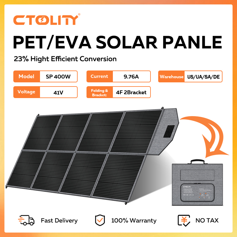 CTOLITY 400W Panel Surya Porta - Rv Solar Kit 400W ulasan dan harga